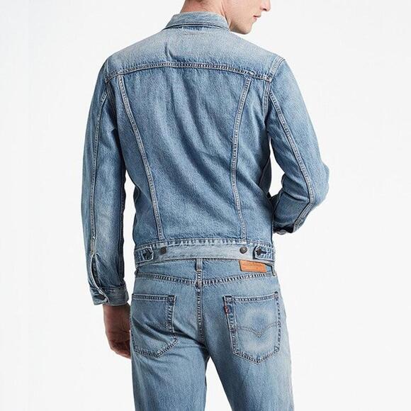 Levi's Mens Trucker Jacket Size L - Picture 3 of 7